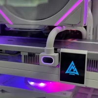 สายต่อขยาย GPU 8 พิน ยี่ห้อ UPSIREN, สายต่อขยายการ์ดจอ ARGB 5V 3 พิน, 18AWG 90 °   การออกแบบแบบมุมฉาก, สายเคเบิลแบบตัวผู้-ตัวเมีย 2