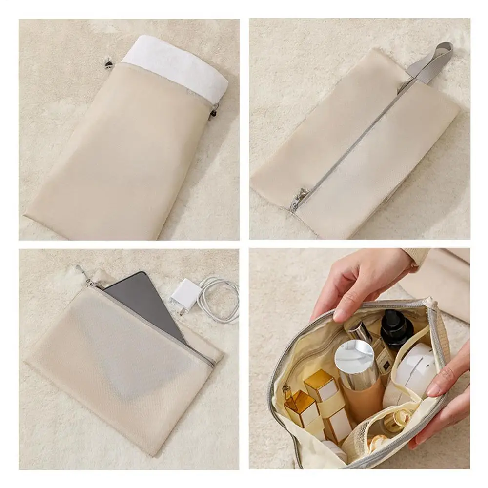 Compression Bags For Travel 6 Pcs Compression Travel Organiser Suitcase Organizer Bags Set Packing Cubes Travel Double-Stitched