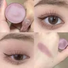 Matte Liquid Eyeshadow Cream Blush Face Contour Waterproof Longlasting Eyeshadow Primer Base Makeup Peach Pink Purple Nude Brown 6