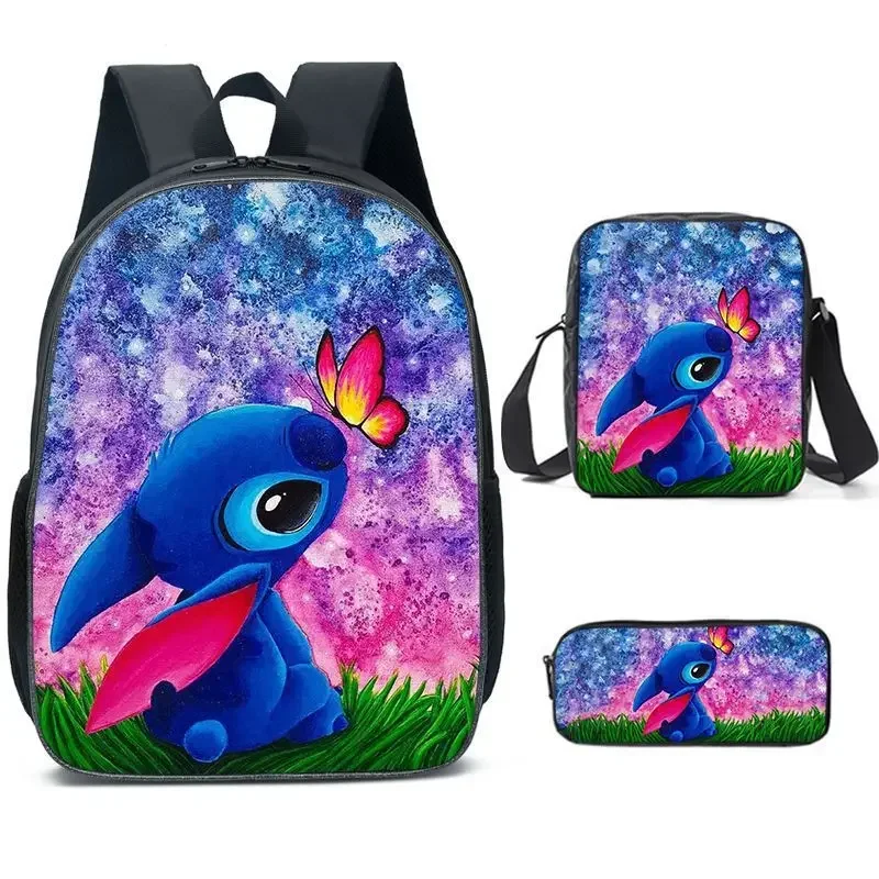 MINISO Disney Anime Cartoon Stitch Stitch School Bag Primary and Secondary School Students Backpack Backpack