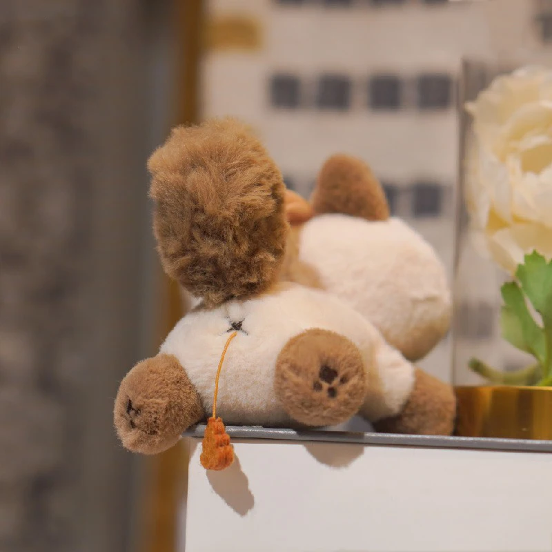 Azukisan's Company Plush Keychain Pendant Cartoon Siamese Cat