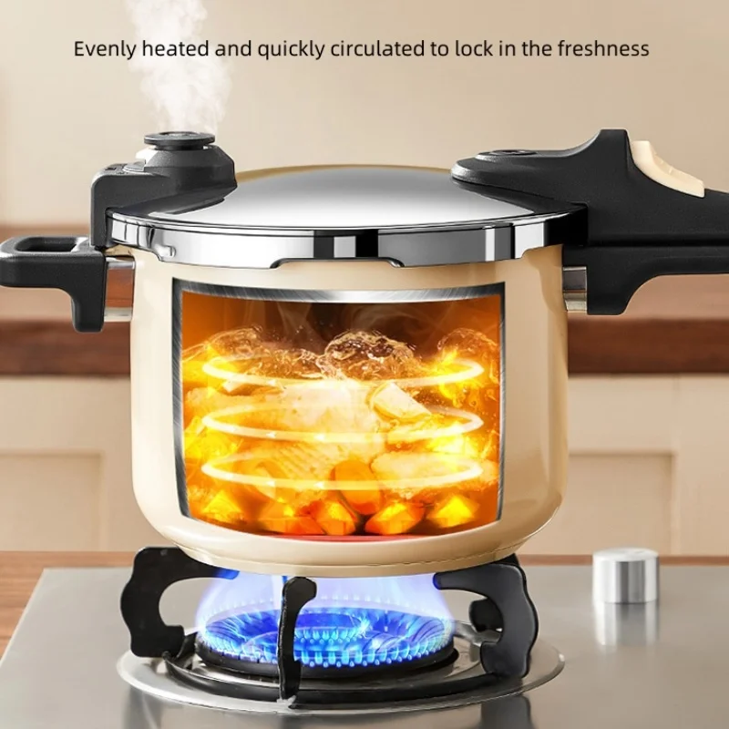 Pressure Cooker Thickened Pressure Cooker Explosion-proof Three-Speed Regulation Suitable for Gas and Induction