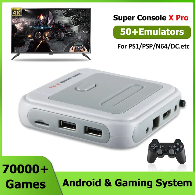 Super Console X4 Max Android 11 Support 8K HD WIFI Retro TV