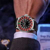 LIGE montres de luxe créatives hommes Roulette jeu cadran mode hommes montre étanche lumineux Quartz montres Relojs Hombre + boîte 5