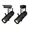 Black Adjustable Aperture10w 20w 30w COB Ceiling Museum-Specific CalligraphyPainting Cutting Lights Graphic Clipping Track light 2
