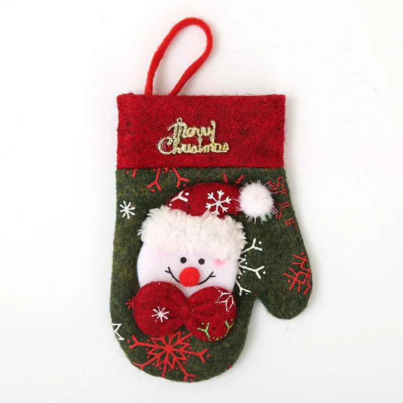thumbnail image 1 of Decoraciones navideñas Vajilla de mesa para restaurante Juegos de mesa para cenas Juegos de cuchillos y tenedores Bolsas de regalo Guantes de fieltro que se pueden colgar, 1 of 5