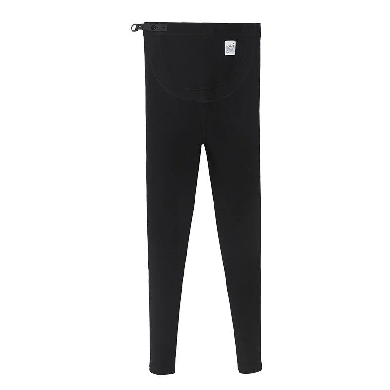 Autumn Winter Thick Plus Velvet Fleece Cotton Legging Maternity High Waist Support Pencil Pants for Pregnant Women Y2K Pregnancy