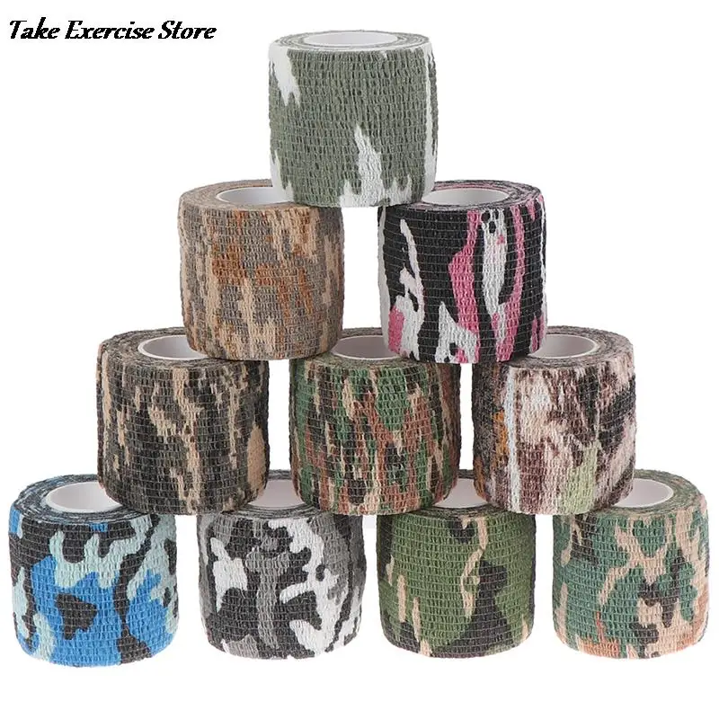 Outdoor Jacht Camouflage Tape Camo Gun Hunting Waterdicht Camping Camouflage Stealth Duct Tape Camouflage Fietsen Stickers