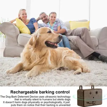 Dog Barking Control Devices IPX4 Waterproof Behavior Trainer to Stop Barking Outdoor Battery Powered Training Tool Portable 5