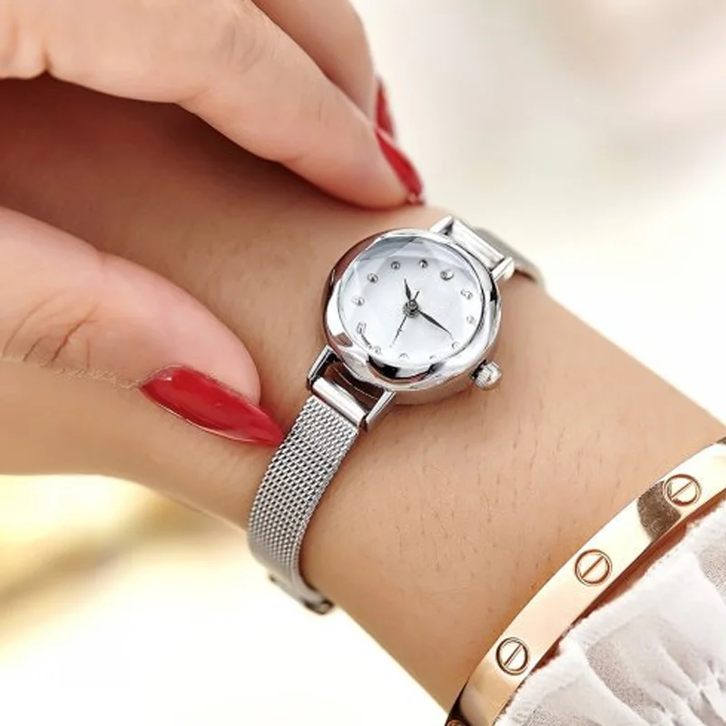 Zarif Casual Relogio Feminino Lüks Quartz Saat Hediye Şık Kol Saati 