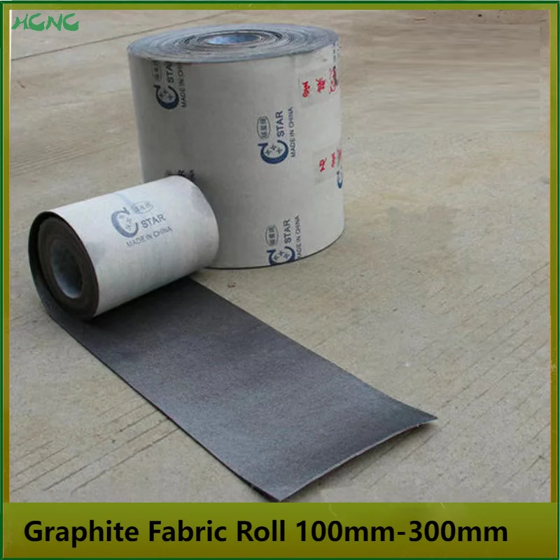 

Graphite Fabric Roll 100mm 150mm 180mm 200mm 250mm 300mm Backed Graphite Fabric Heavy Canvas Roll for Flat Sanding Machine