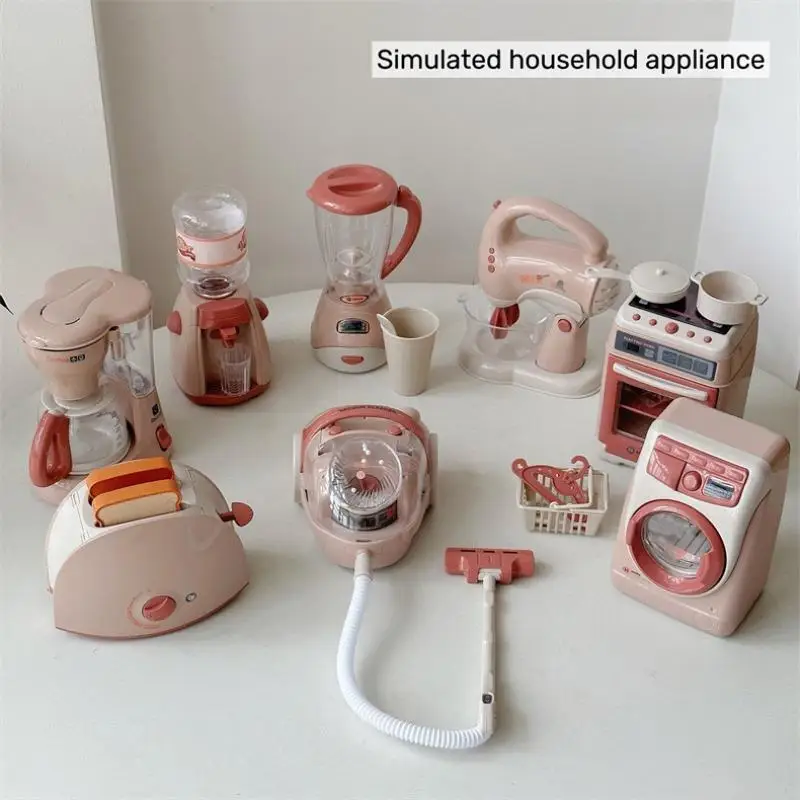 Children's Pretend Play Toy Set Simulated Small Household Appliances Toys Simulated Electric Bread Machine