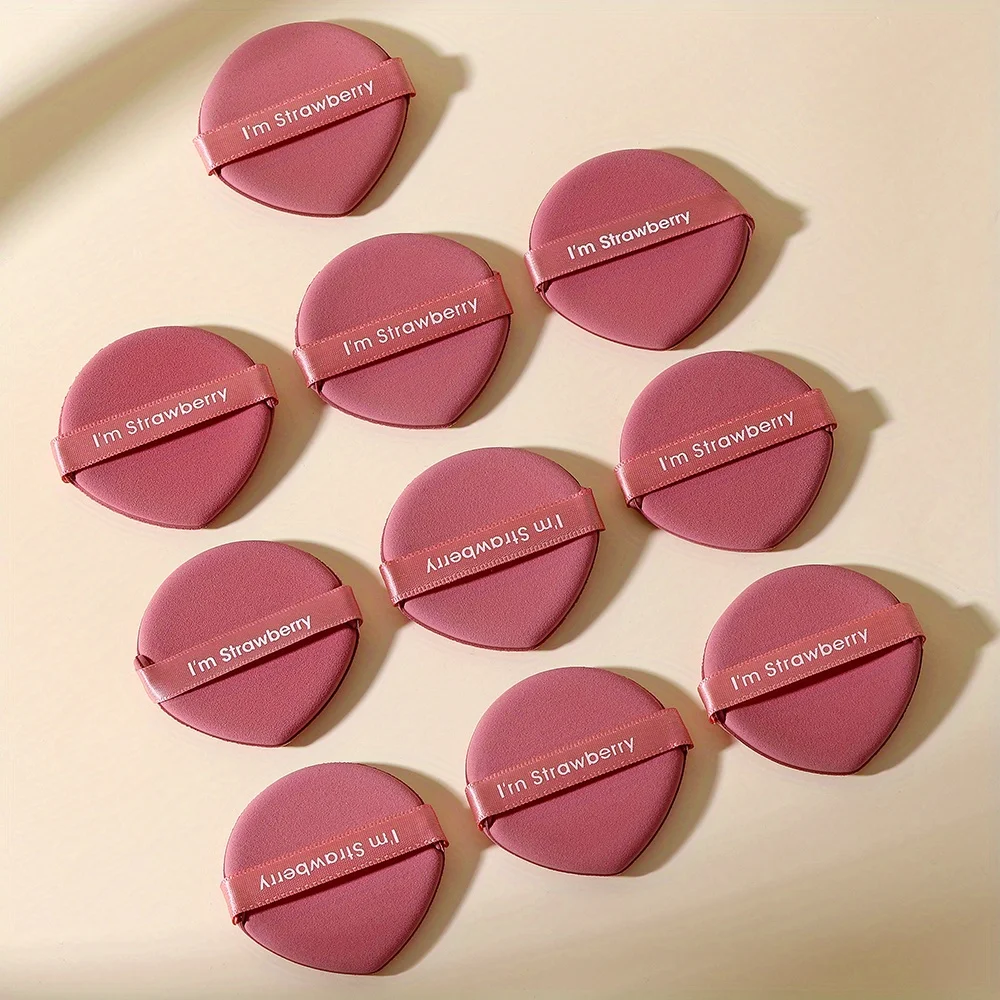 10PCS Air Cushion Makeup Sponges - Ultra-Soft Beauty Blenders, Latex-Free Dual Use for Foundation & Powder (Travel & Salon)