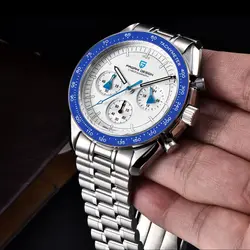 PAGANI DESIGN 2023 New Aerospace Moon Watch Men Luxury Sapphire crystal Quartz Watch For Men Sport Speed Chronograph VK63 Movt