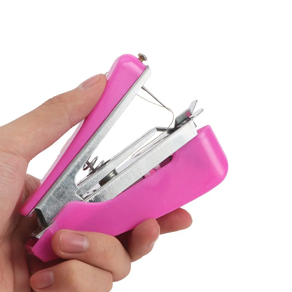 Non-electric Portable Simple Operation Handy Cloth Travel Needlework Tools Handheld Sewing Machine Fabric Sewing