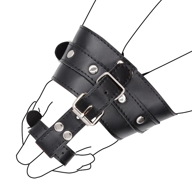 Wide Bondage Restraints Wrist, Ankle Cuffs Super Heavy, Padded, Real  Leather ANY COLOR 