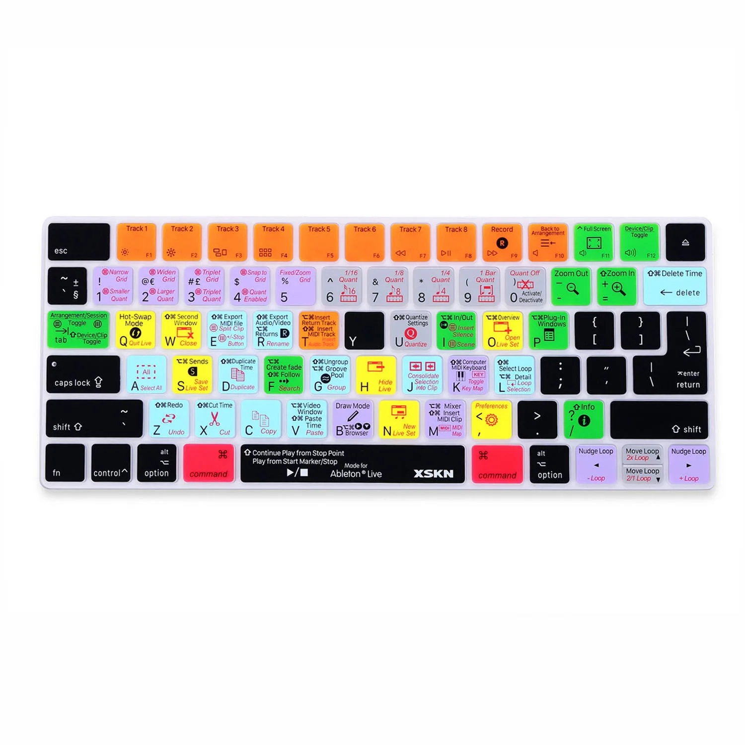 XSKN Logic Pro X финальная накладка на клавиатуру для Apple Magic Keyboard US & EU (art.: 3920bbfca7097) - 3920bbfca7097
