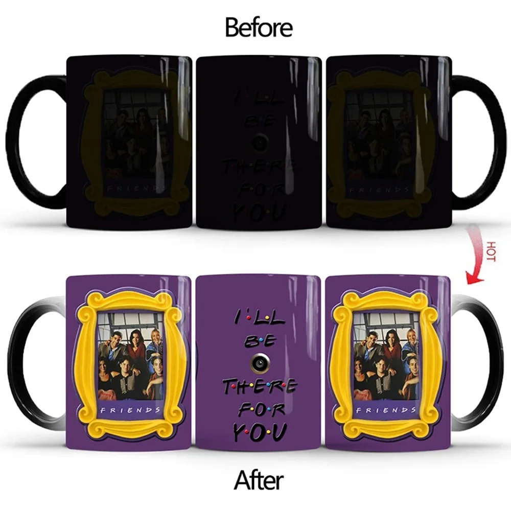 Friends Tv Monica Door Frame Mug 11Oz Ceramic Office Coffee Tea Cup Friends Birthday Gift Home Mug