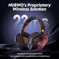 NUBWO G06 Dual Wireless Gaming Headphones 2.4GHz Bluetooth 5.3 Headsets Gamer with Microphone for PS5, PS4, PC, Mobile, Switch - Image 2