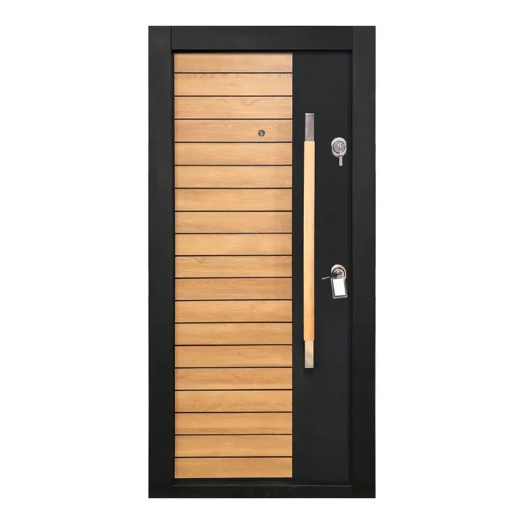 High Quality Wholesale Security Armored Door Entrance Iron Safety Double Doors for Villa Designs 2