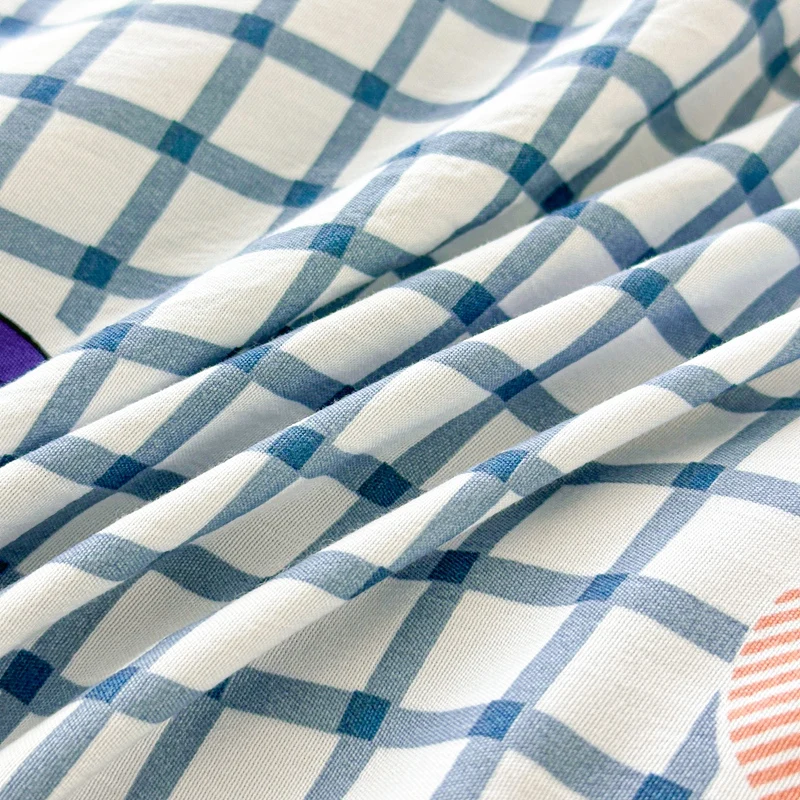 1pc Printed Thin Duvet Simple Style Quilts for Summer Soft Bedspread Adults Kids Room Comforter edredones (No Pillowcase)