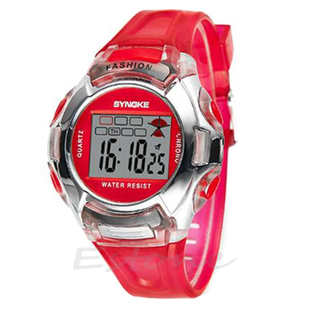 Waterproof Multifunction Sport Electronic Digital Wrist Watch For Child Boy Girl