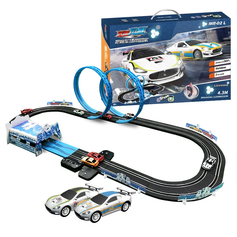 1:64 Track Racing Toy Remote Control Car Set Racing Track Double Electric Railway Track Toy Slot Car Natal Children Day Gift Toy 3