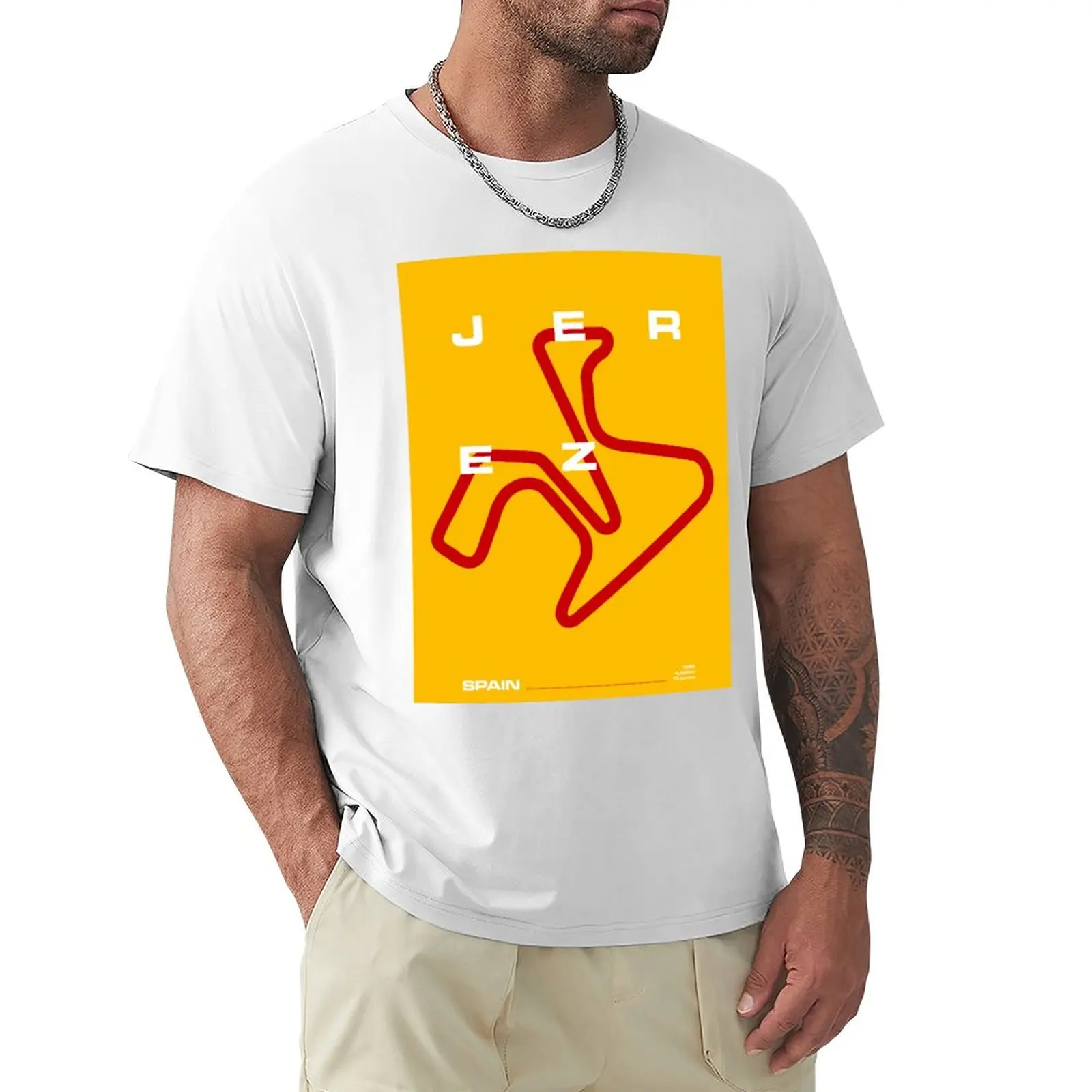 

Circuito de Jerez T-Shirt korean fashion animal prinfor boys men clothings