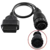 NEW Suitable for Mercedes/Benz 14Pin To 16Pin Automatic Diagnostic Tool Connector Adapter Cable OBD2 Scanner  Circular Socket 2