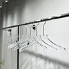【5 Pcs】Transparent Acrylic Hangers for High-end Clothing Stores 2