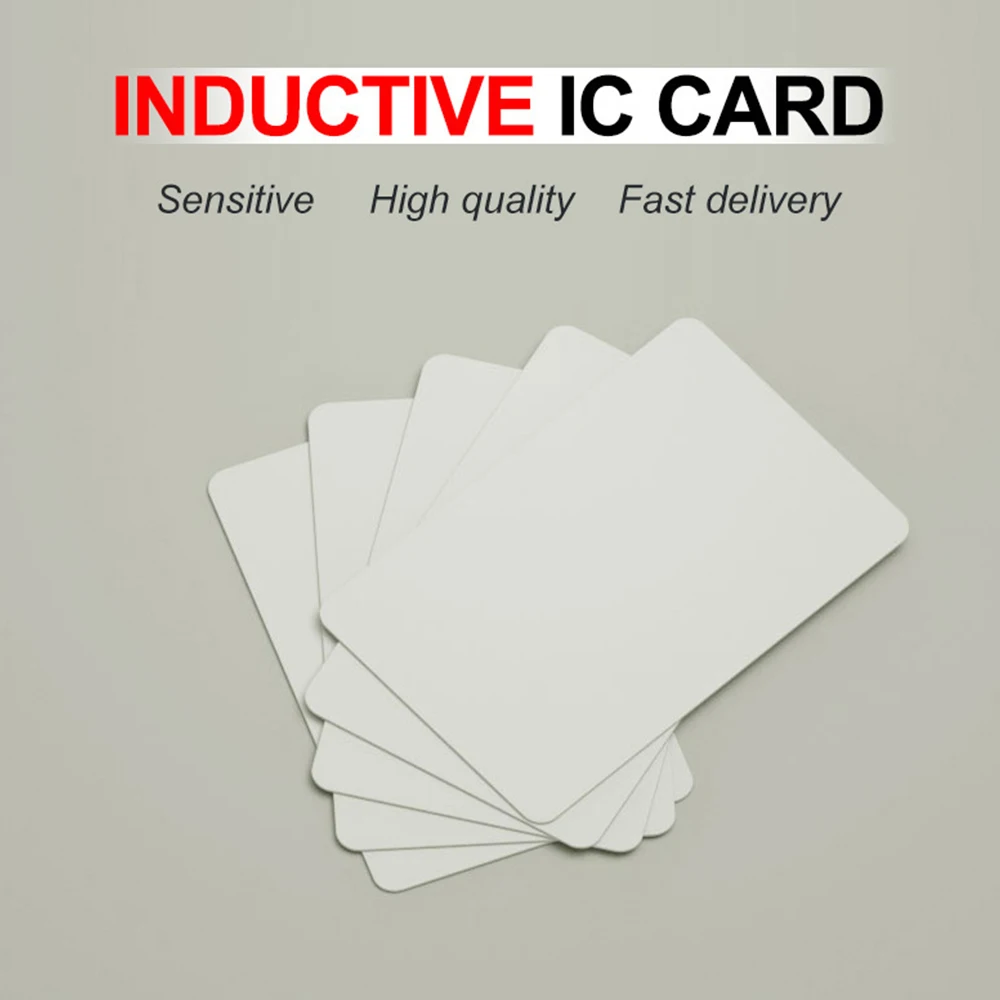 Hotel room card key card ID/IC 125KHz/13.56MHz 100,000 times erasure , white 1PCS