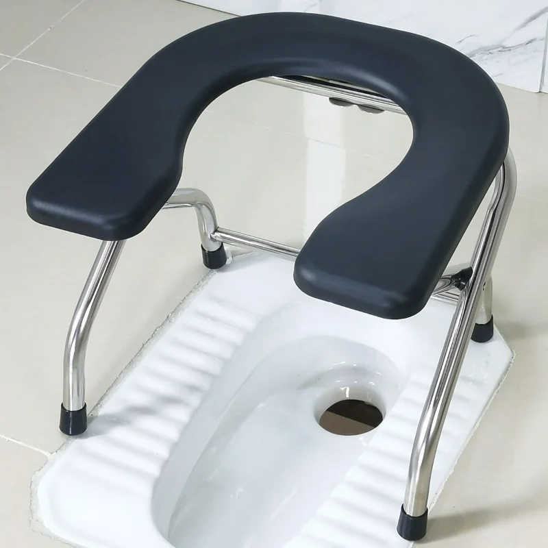 

Portable Folding Chair Wall Toilet Furniture Bathroom Supplies Tumbonas Shami for All Headboards Mobile Bathroom for the Elderly