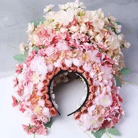 Quanzhou Xunpu Floral Hairband Silk Flower Headwear Hanfu Accessories 3D Flower Ring Photo Shoot Traditional Chinese Costume