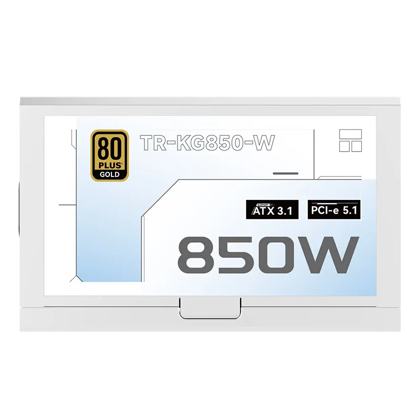 써멀라이트 TR-KG850-W 골드 메달 완전 모듈형 PC 파워 서플라이 ATX3.1 PCI-E 5.1 PSU 전원 공급 장치 650W/750W/850W