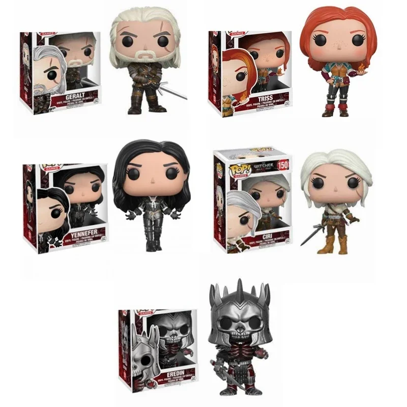 thumbnail image 2 of Funko The Witchers CIRI 150# y GERALT 149# EREDIN 151# YENNEFER 152# Figuras de acción Colección Modelo Juguetes para niños Regalo, 2 of 5