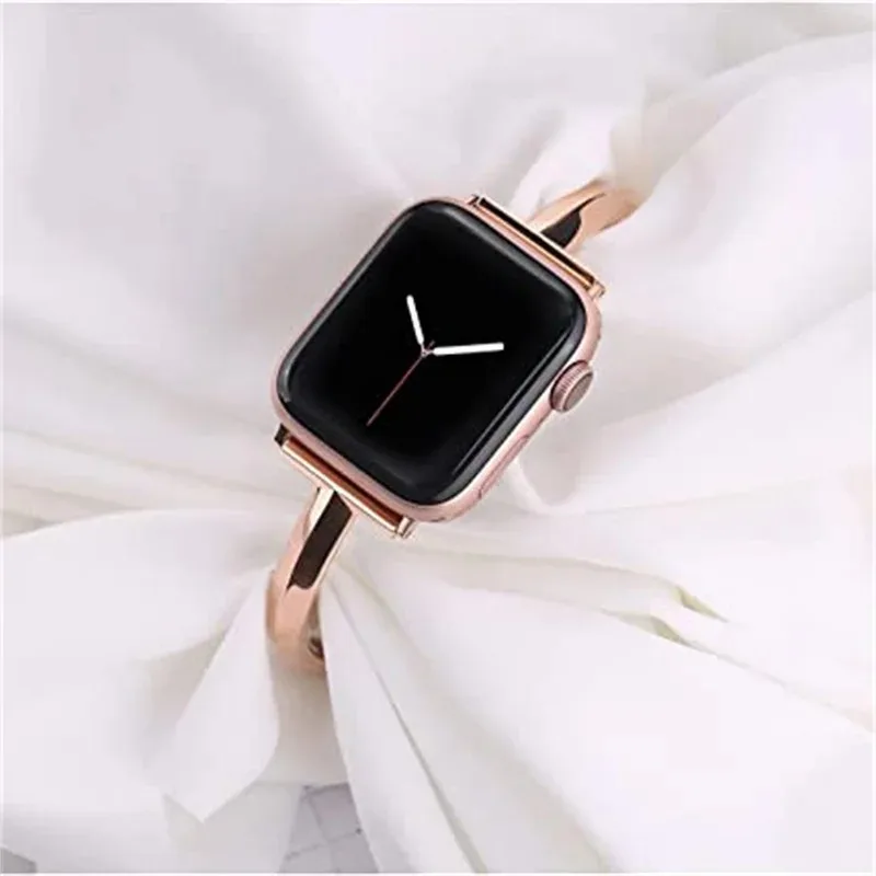 Elegant Diamond Steel Luxury Watch Band