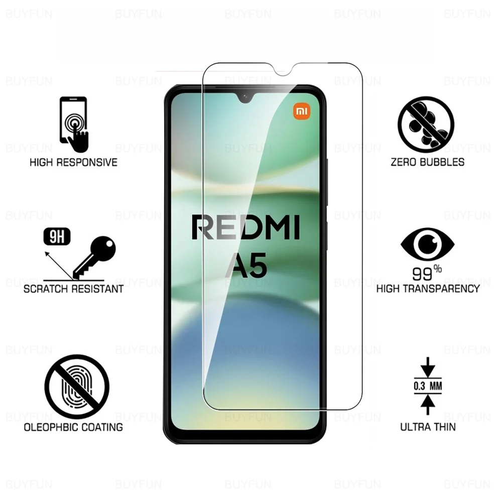 Full Cover Tempered Glass Screen Protector Film - 1-4 Pack, 6.88-Inch Display