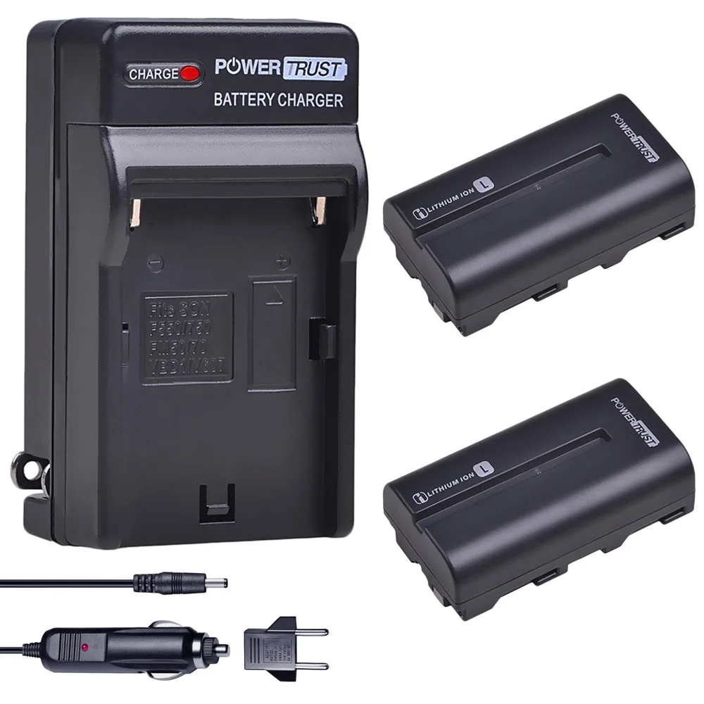 

2-Pack NP-F550 Аккумулятор и цифровое зарядное устройство для Sony NP-F550 NP-F570 NP-F530 и Sony CCD-RV100 TRV35 PLM-100 TRV35 MVC-FD91 и т. д.