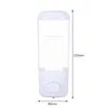 500ML Liquid Soap Pump Dispenser Wall Mount Shower Shampoo Lotion Container Hand Wash Soap Liquid Dispenser for Bathroom Kitchen 6