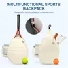 Crossbody Tennis Racket Bag Adjustable Large Capacity Tennis Crossbody Bag with Water Bottle Holder Beauty Sports Fitness Bag 1