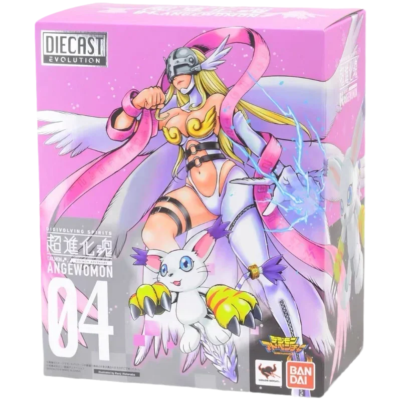 thumbnail image 1 of Figura de anime Digimon Adventure original de Bandai DIGIVOLVING SPIRITS War Greymon Angewomon Figura de acción Juguetes para niños Modelo de regalo, 1 of 5