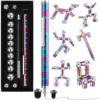 Fidget Magnetic Pen Toy, Magnet Polar Pen, Decompression Writing Pen for Anxiety Relief, Finger Spinning Gifts for kids and Teen 1