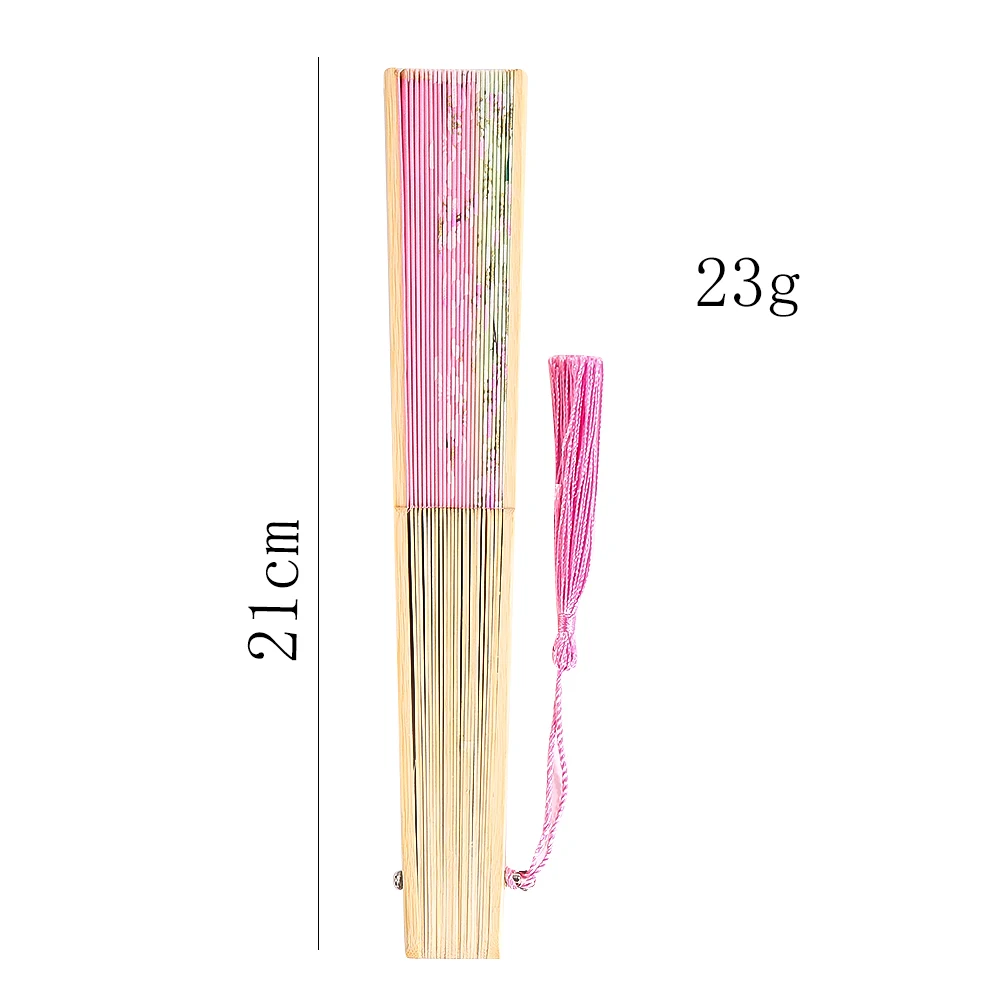 Elegance Pink Cherry Blossom Flower Petal Openwork Wood Bamboo Handle Folding Stage Fan Classical Cheongsam Dance Prop Fan Decor folding fan,hand fan