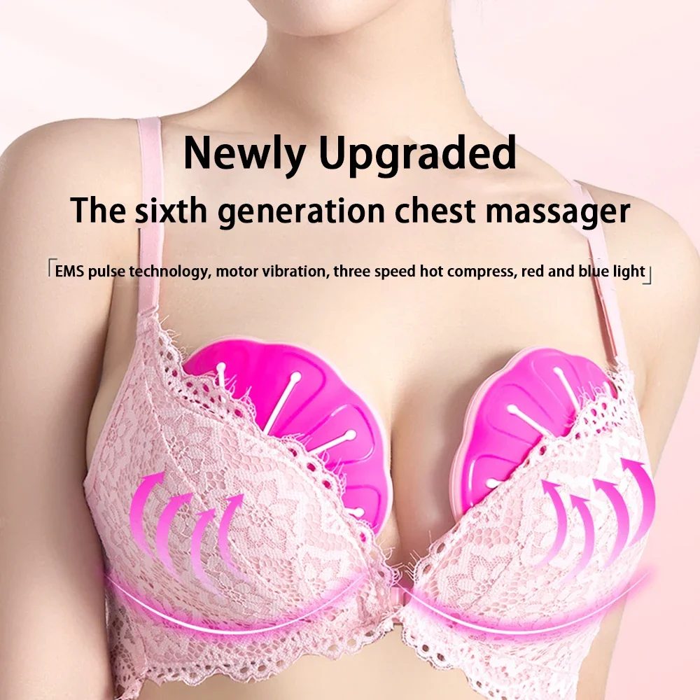 New Electric Breast Massager, Adjustable Size Breast Massage Enhance Compact Health Beauty Massage Products