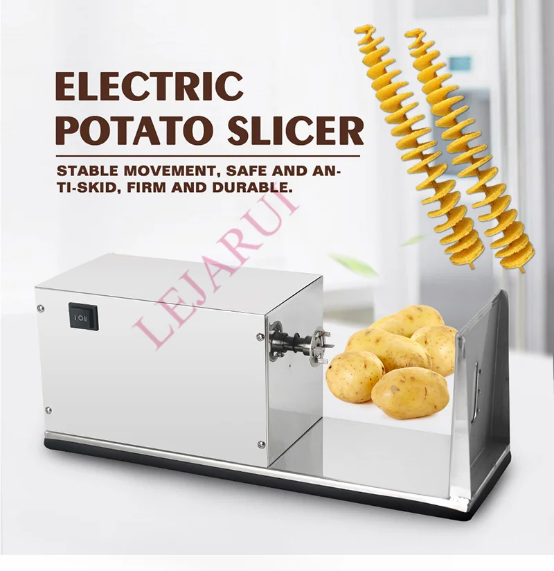 Description Picture 3 of itemPotato Tower Machine Electric Potato Spiral Cutting Machine Tornado Potato Cutter Whirlwind Cut Potatoespotato Spiral Cutting