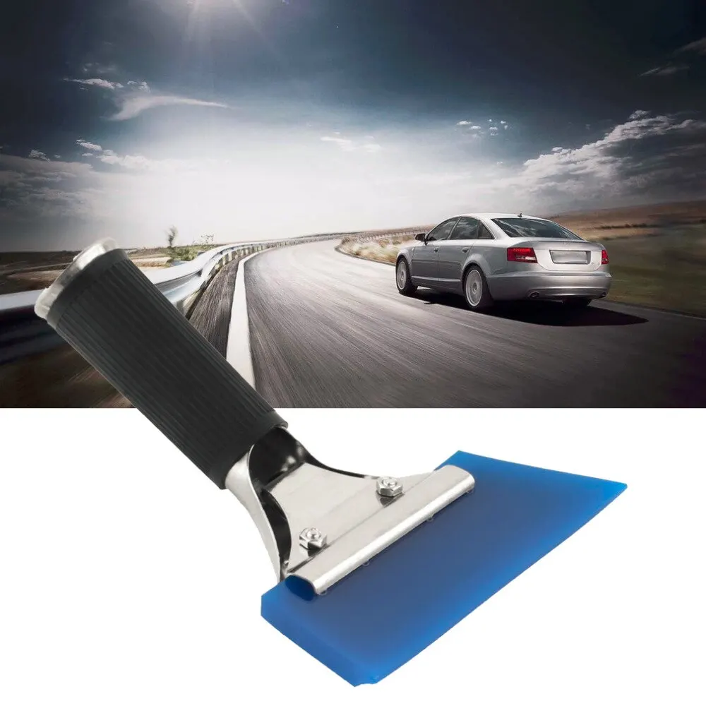 

1PC Blue Razor Blade Scraper Water Squeegee Tint Tool for Car Auto Film For Window Cleaning Newest Dropping Shipping