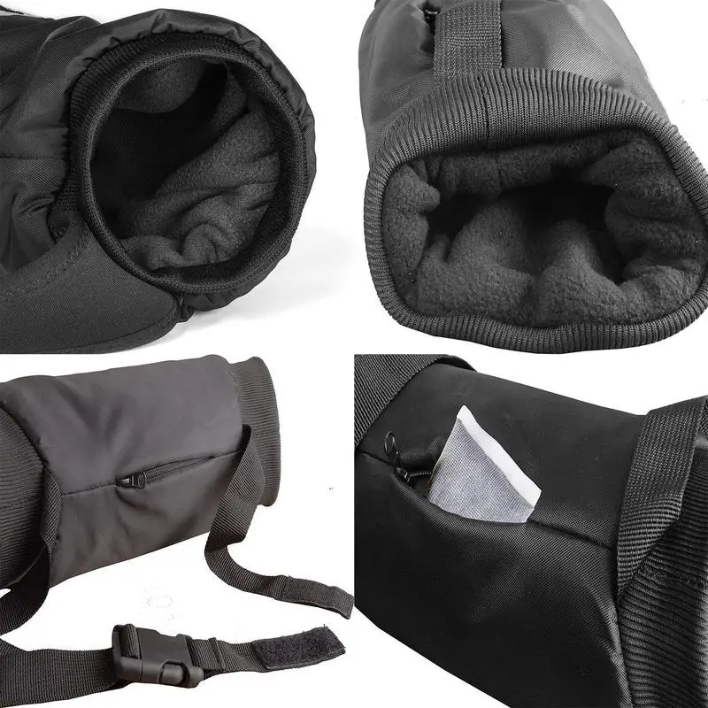 Football Hand Warmer Pouch Durable Hand Muff Soft Velvet Lined Portable Outdoor Football Accessories Warm For Youth