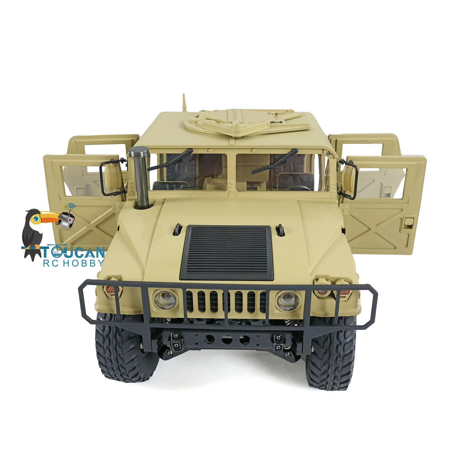 HG RC 4*4 U.S. Military Vehicle 1/10 P408 Racing Car Servo ESC Motor 16CH Radio Gift Toys 2