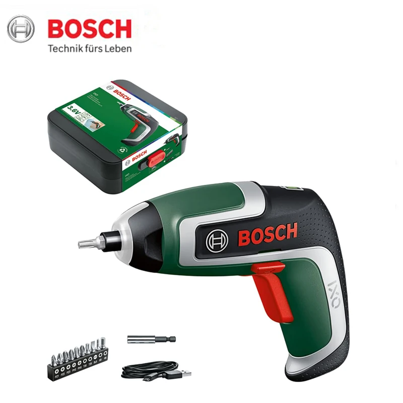 BoschIXO7CordlessElectricScrewdriver36VwithMicroUsbCable