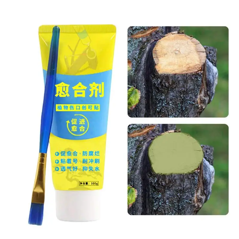 100g Grafting Tree Sealer Tree Wound Bonsai Cut Paste Plant Restoring Regrowth Sealant Smear Agent Protection Gardening Paste